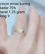 Harga Cincin Emas 1 Gram Tahun 2023